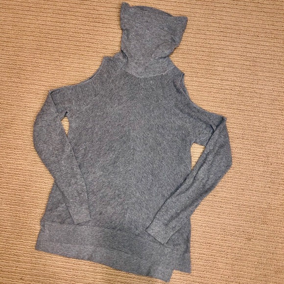 BCBGeneration Turtleneck Cold Shoulder Sweater - Picture 2 of 5